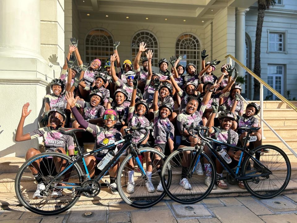 March with the Khaltsha Cycling Academy